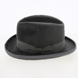 homburg mitterand grey hat