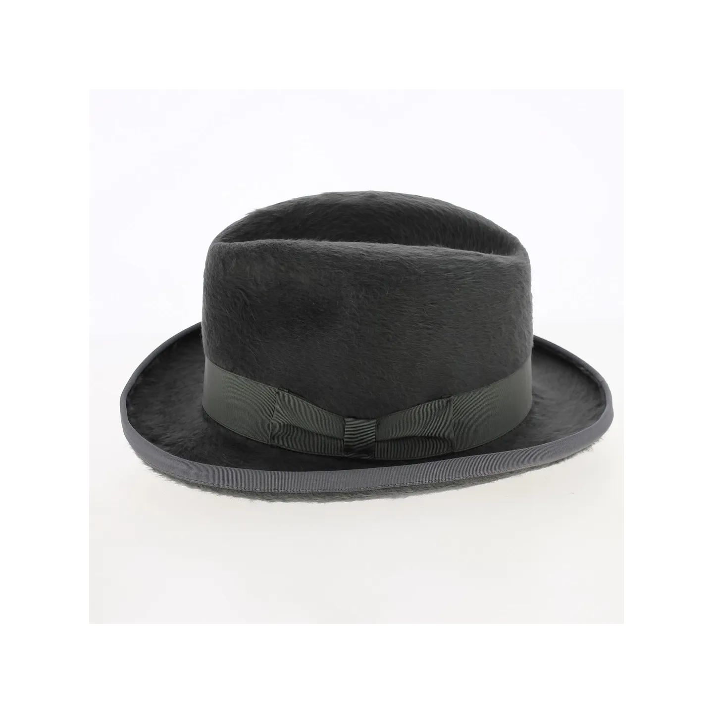 Chapeau Homburg Francois Mitterrand gris Reference : 11094 | Chapellerie Traclet