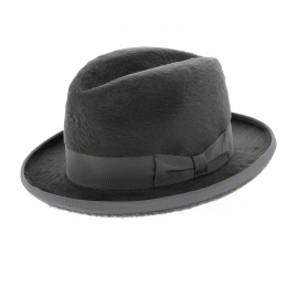 homburg mitterand grey hat