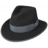 Chapeau Traveller Louisville noir Laine & Cachemire- Stetson Reference : 11095 | Chapellerie Traclet