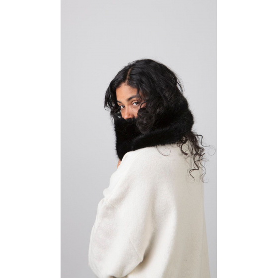 Snood Mickelle fourrure Tour de Cou Noir  - Barts