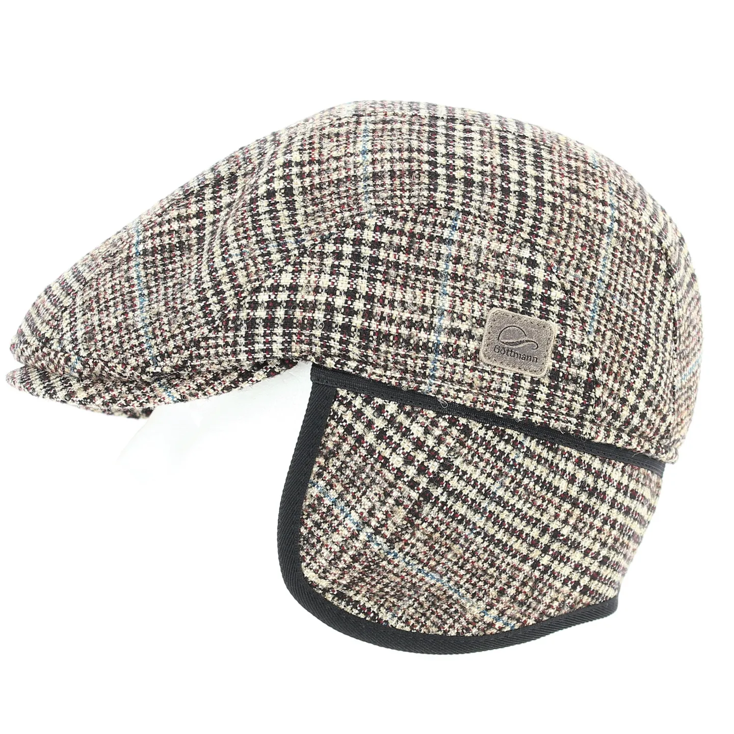 Baxter flat cap with ear flaps beige - Göttmann Reference: 11099 | Traclet Hat Shop