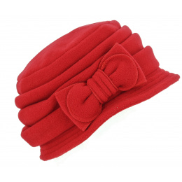 Chapeau Cloche Polaire Anushka Rouge - Traclet