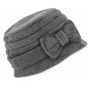 Anushka Polar Cloche Hat Grey - Traclet