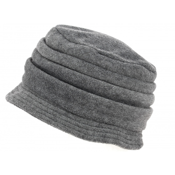 Anushka Polar Cloche Hat Grey - Traclet
