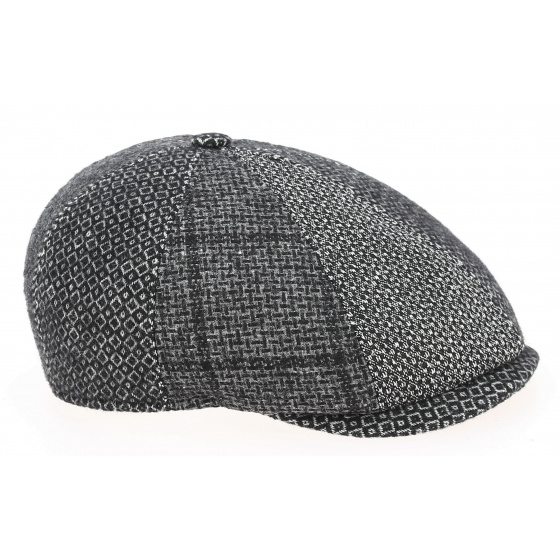 Casquette Vérone Hatteras Patchwork Laine Vierge - Traclet
