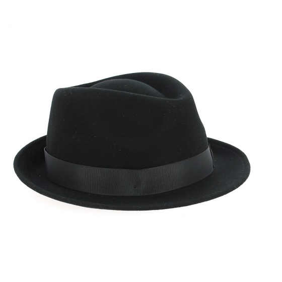 Chapeau Laine et cachemire noir Chapeau Laine et cachemire noir