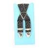Bretelles fantaisie Caloire Noir - Traclet Reference : 11126 | Chapellerie Traclet