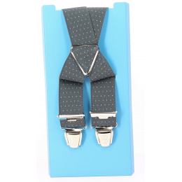 Grey Vivans Fancy Suspenders - Traclet