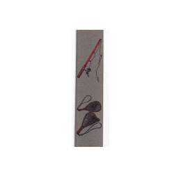 Bretelles Pêche Motif Poisson Gris - Traclet