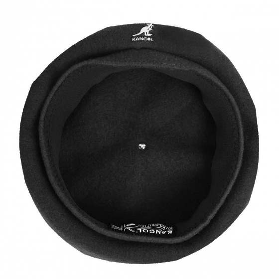 Jax Black Wool Beret - Kangol