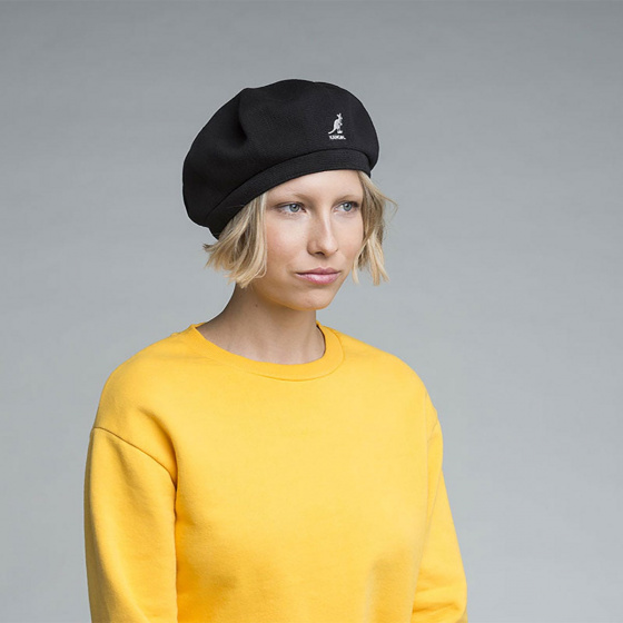 Béret Jax Laine Noir - Kangol Béret Jax Laine Noir - Kangol