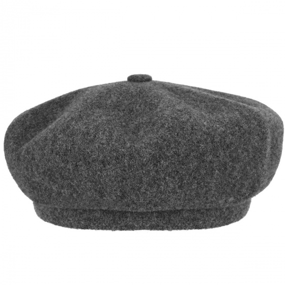 Grey Wool Jax Beret - Kangol