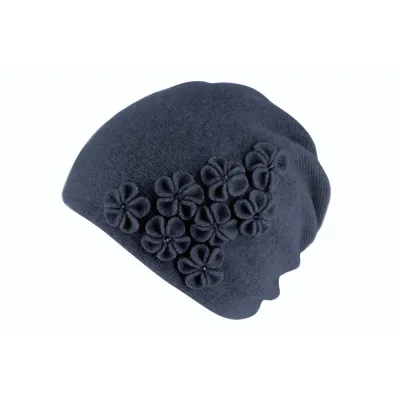 Women's Blue Kitty Beanie - Traclet Reference: 11200 | Traclet Hat Shop