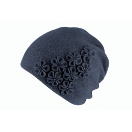Women's Blue Kitty Beanie - Traclet