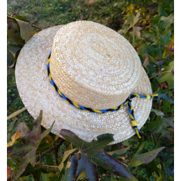 Woven boater hat for boys / French Creation from TRACLET Millinery Workshops