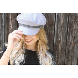 Casquette Marin Gris beige - Traclet