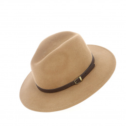 Camel wool traveller hat