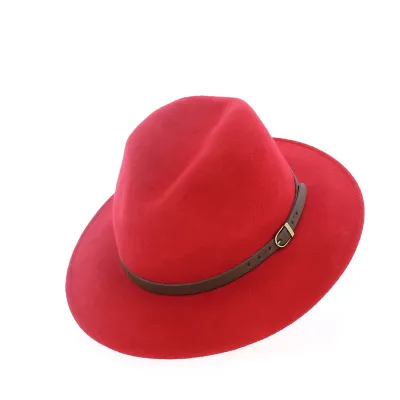 chapeau traveller laine rouge Reference : 11141 | Chapellerie Traclet