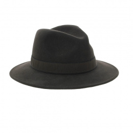 Chapeau feutre laine traveller marron