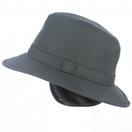 Crambes Olive Traveller Cyrille Hat with Ear Flaps
