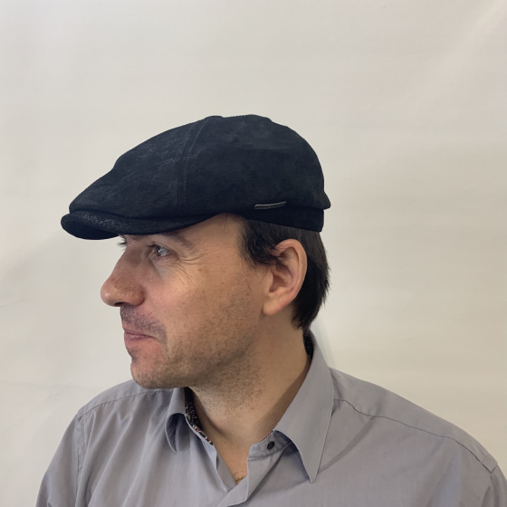 brooklin cap black leather