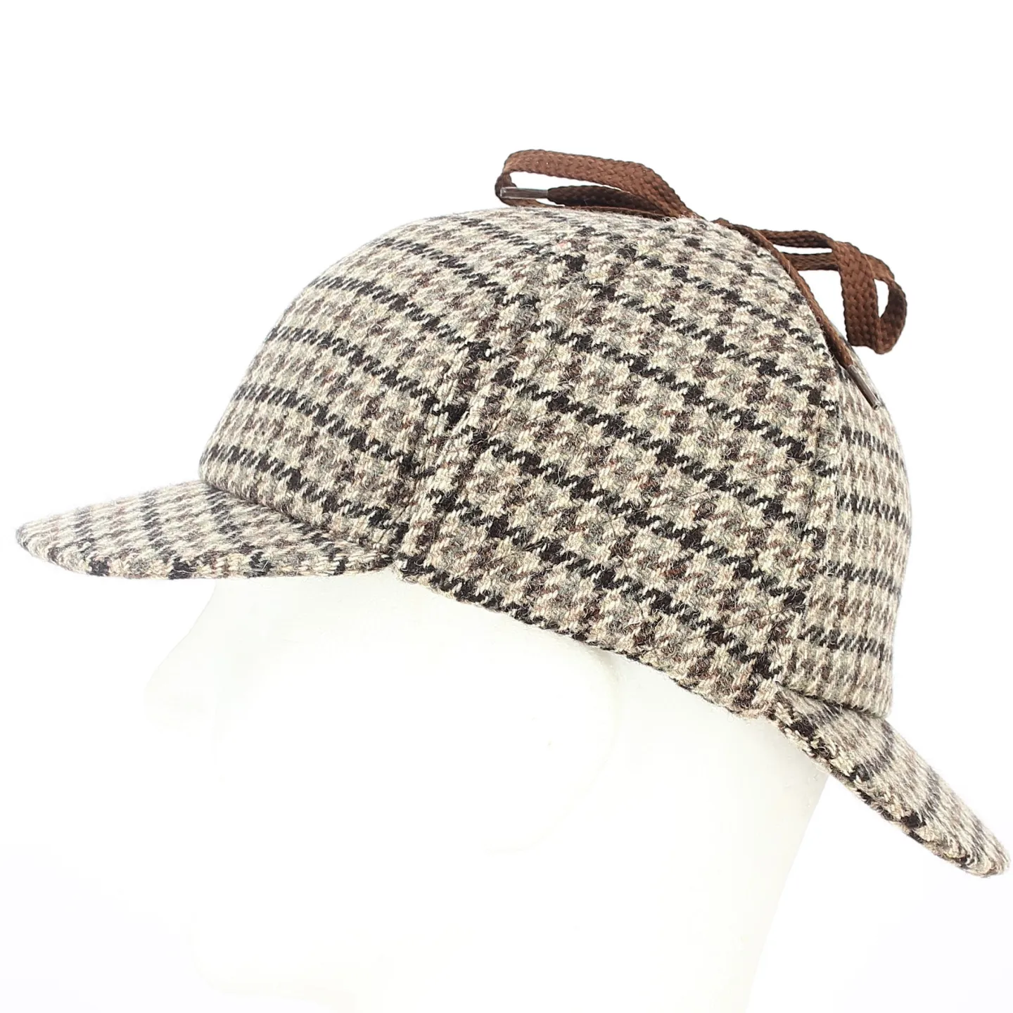 Casquette Sherlock Holmes Deerstalker Laine Vierge - Traclet Reference : 4118 | Chapellerie Traclet