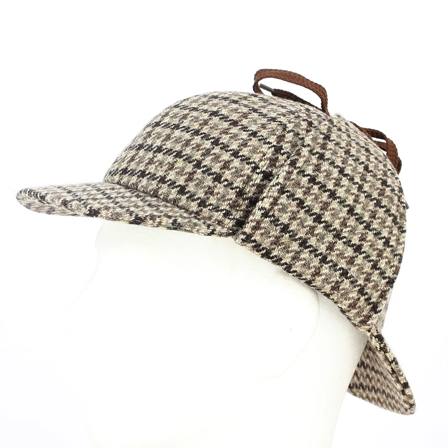Casquette Sherlock Holmes Deerstalker Laine Vierge - Traclet Reference : 4118 | Chapellerie Traclet