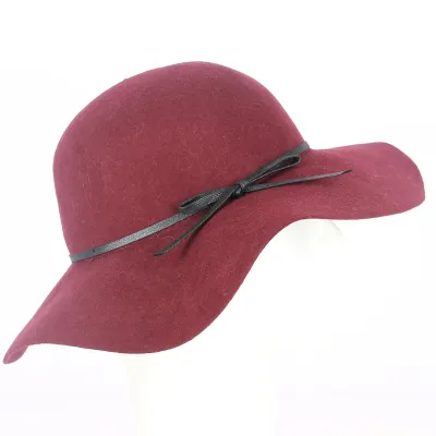 Capeline Anna laine Bordeaux - Traclet  - Boutique Traclet Reference : 11218 | Chapellerie Traclet