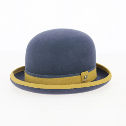 Chapeau Melon en Feutre Laine Noir- Fléchet