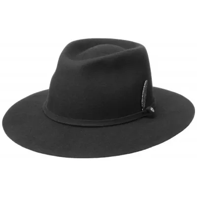 Chapeau Traveller Fury Feutre Noir - Stetson Reference : 1572 | Chapellerie Traclet