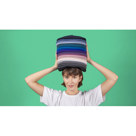 Beret basque Kopka - vert  chiné