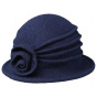 Ambra Cloche Hat Wool felt - Traclet