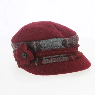 Casquette Gavroche Helenn Laine Marron - Mtm Reference : 8483 | Chapellerie Traclet