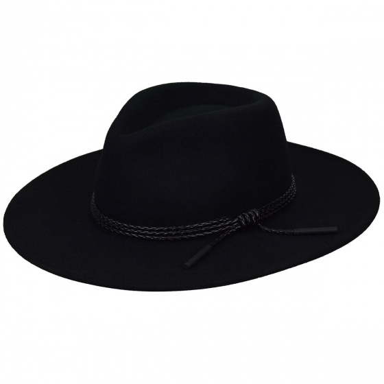 Traveller Piston Felt Hat Black - Bailey