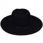 Traveller Piston Hat Felt Black - Bailey