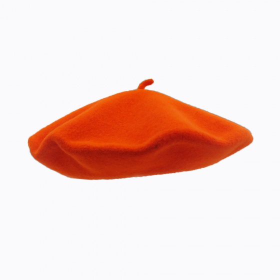 Fluorescent Orange Beret - Hunter
