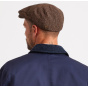 Hooligan Cap Brown Khaki Herringbone - Brixton