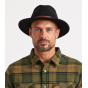 Traveller hat man felt wool black
