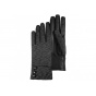 Printed black gloves - Isotoner