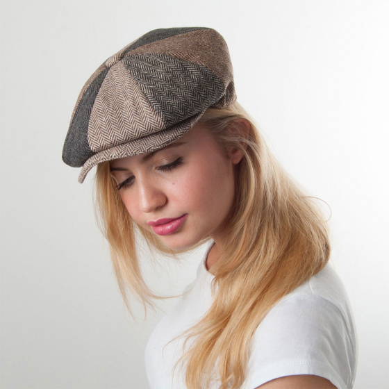 patchwork irish cap woman patchwork irish cap woman
