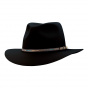 Leisure Time Black Felt Hat - Akubra