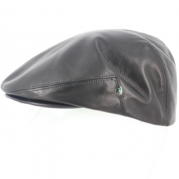 Northland Flat Cap Black Leather - City Sport