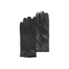 Men's black leather gloves -Isotoner Reference: 11273 | Chapellerie Traclet
