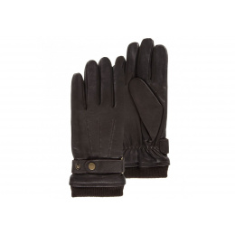 Men's leather and fleece gloves - Isotoner