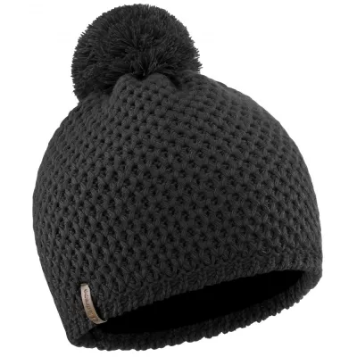 French knitted beanie - black Le Drapo Reference: 2835 | Traclet Hat Shop