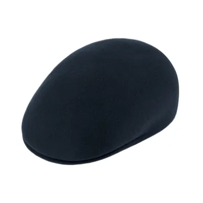 Casquette Bombée Ascot Marine en laine - Traclet