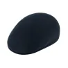 Navy Wool Ascot Domed Cap - Traclet Reference: 3890 | Traclet Hat Shop