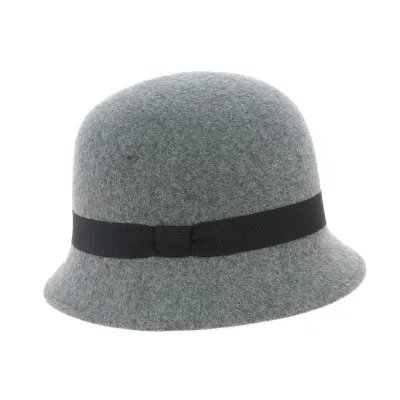Chapeau cloche feutre laine Taffta Reference : 11323 | Chapellerie Traclet