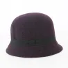 Chapeau cloche feutre laine Taffta Reference : 11323 | Chapellerie Traclet